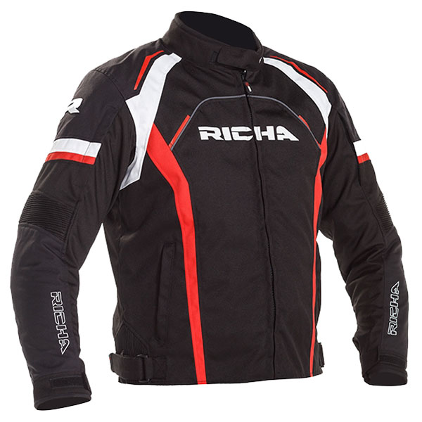 Richa Falcon 2 Textile Jacket - Black / Red - FREE UK DELIVERY