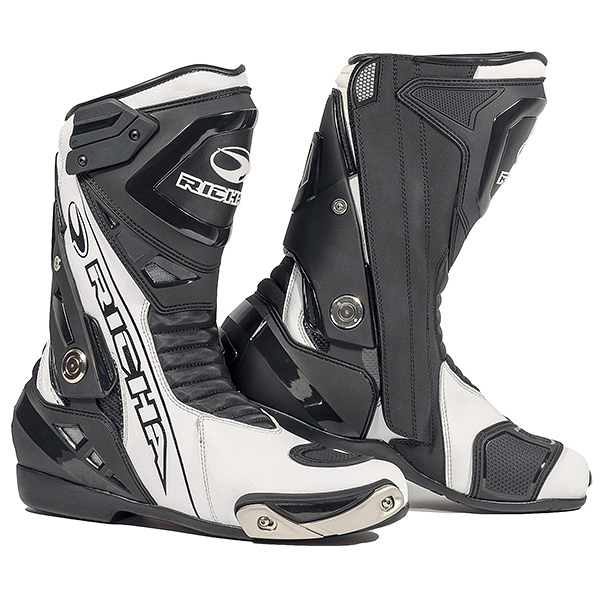 Image of Richa Blade Waterproof Leather Boots - Black / White