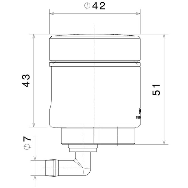 Rizoma CT155 Notch Clutch Fluid Reservoir FREE UK DELIVERY