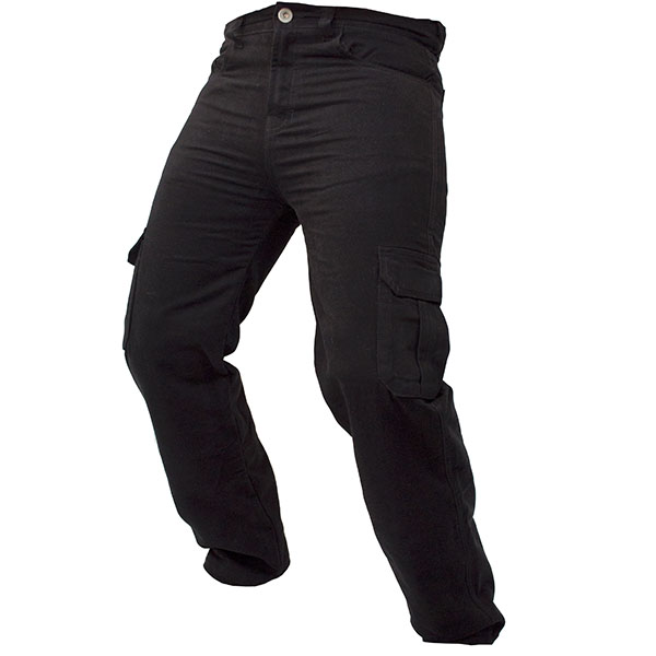 black cargo jeans