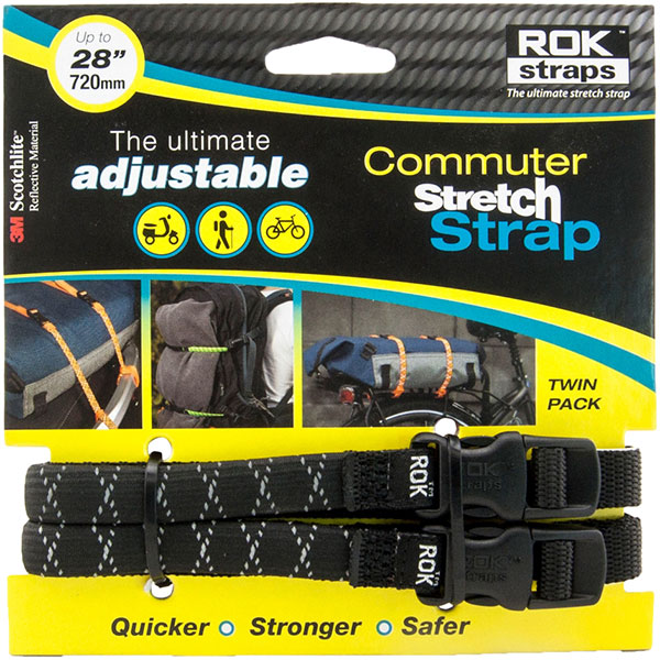 ROK Straps LD 12mm Adjustable Commuter Stretch Strap - SPORTSBIKESHOP