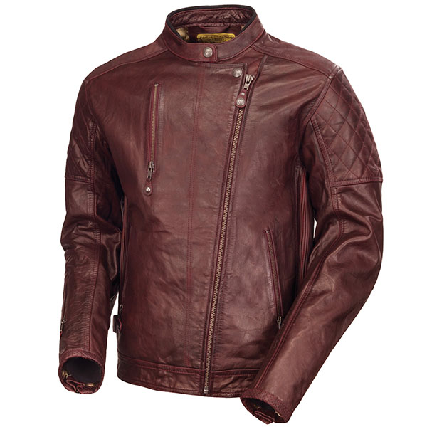 Image of Roland Sands Design Clash Leather Jacket - Oxblood