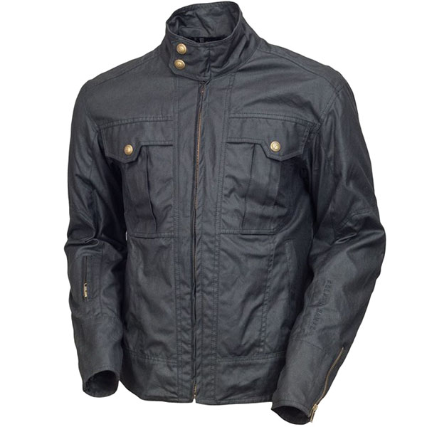 Image of Roland Sands Design Kent Wax Textile Jacket - Black