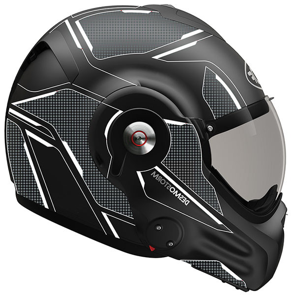 Image of Roof Desmo Storm - Matt Black / Titanium / White