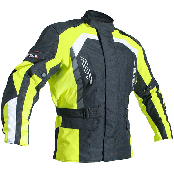 Image of RST Alpha 4 CE Textile Jacket - Black / Fluo Yellow