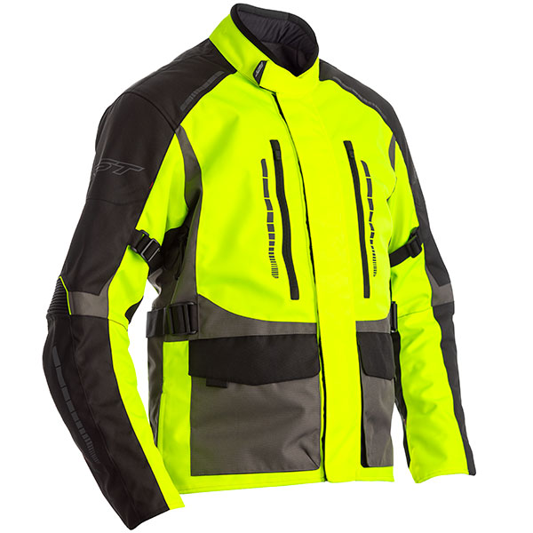 Image of RST Atlas CE Textile Jacket - Flo Yellow / Black / Grey