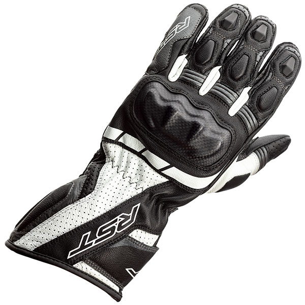 Image of RST Axis CE Leather Gloves - Black / Grey / White
