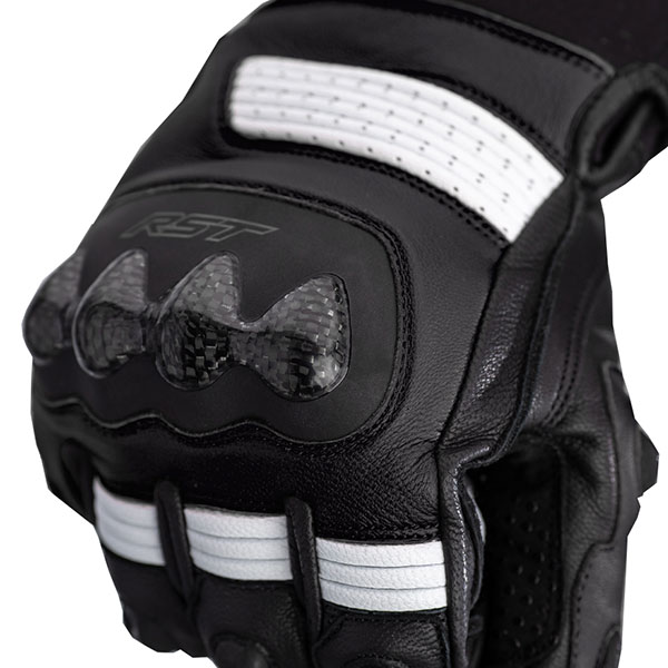 Bianco Hybrid White Driving Gloves - 8.5