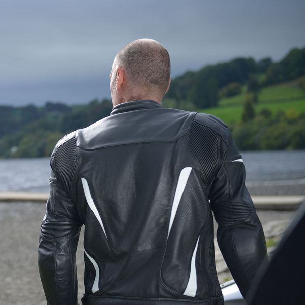 Rst Gt Ce Leather Jacket Black White Free Uk Delivery