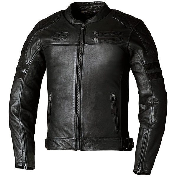 RST IOM TT Hillberry 2 CE Leather Jacket - Black - FREE UK DELIVERY