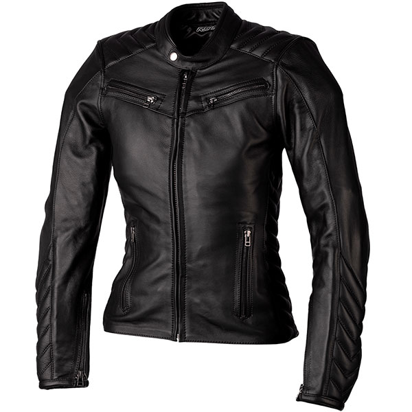 RST Ladies Roadster 3 CE Leather Jacket - Black - FREE UK DELIVERY