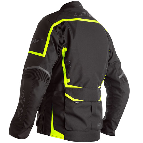 RST Ladies Maverick CE Textile Jacket - Black / Neon - FREE UK DELIVERY