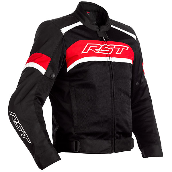 Image of RST Pilot Air CE Textile Jacket - Black / Red / White