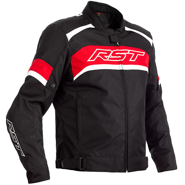 Image of RST Pilot CE Textile Jacket - Black / Red / White