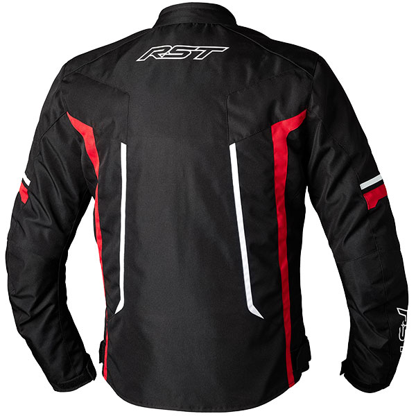 RST Pilot Evo CE Textile Jacket - Black / Red / White - FREE UK DELIVERY