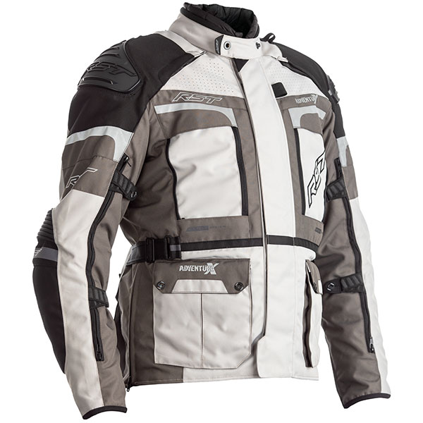 Image of RST Pro Series Adventure-X CE Textile Jacket - Grey / Silver