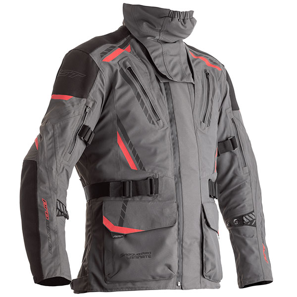 Image of RST Pro Series Pathfinder CE Textile Jacket - Grey / Red