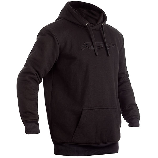 Image of RST Pullover Aramid Lined CE Textile Hoodie - Black / Black