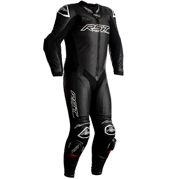 RST Race Dept V4.1 Kangaroo Airbag One Piece Leather Suit Black