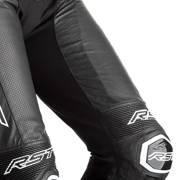 RST Race Dept V4.1 Kangaroo Airbag One Piece Leather Suit Black