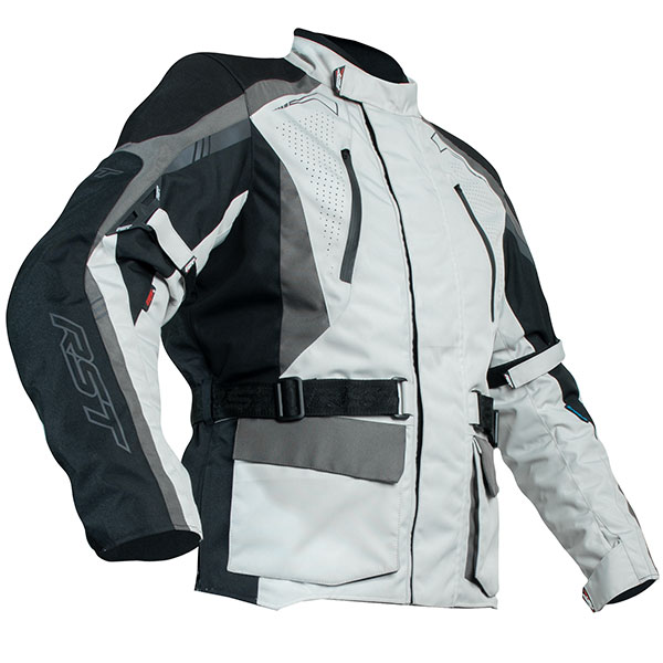 Image of RST Rallye II CE Textile Jacket - Silver / Gunmetal