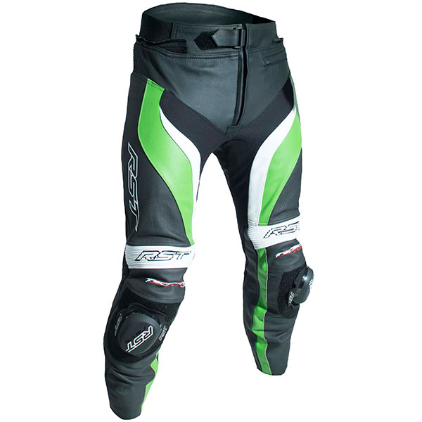 Image of RST Tractech Evo 3 CE Leather Jeans - Black / Green