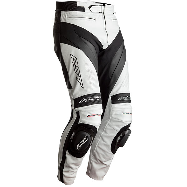 Image of RST Tractech Evo 4 CE Leather Jeans - White / Black