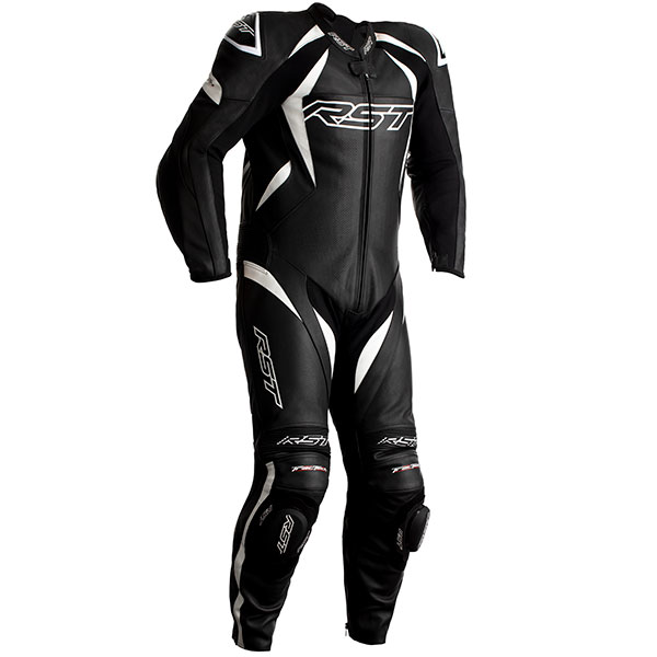 Image of RST Tractech Evo 4 CE One Piece Leather Suit - Black / White