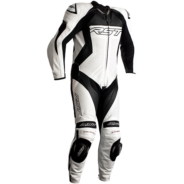 Image of RST Tractech Evo 4 CE One Piece Leather Suit - White / Black