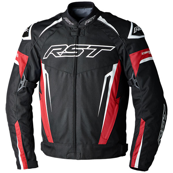 RST Tractech Evo 5 CE Textile Jacket - Red / Black / White - FREE UK ...