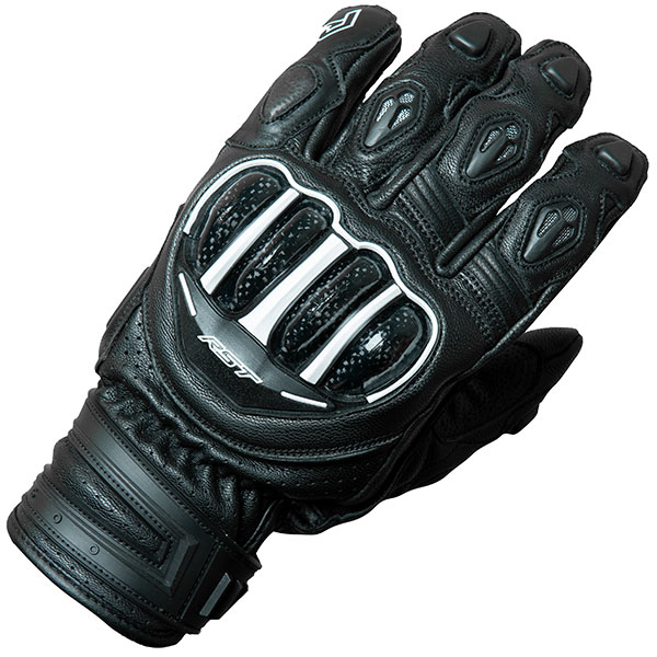 Image of RST Tractech Evo CE Short Leather Gloves - Black