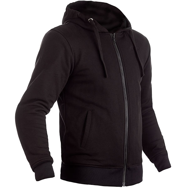 Image of RST Zip Through Aramid Lined CE Textile Hoodie - Black / Black