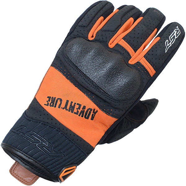 Image of RST Adventure CE Mixed Gloves - Orange / Black