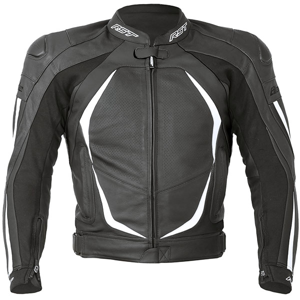 RST Ladies Blade 2 CE Leather Jacket - Black / White - FREE UK DELIVERY