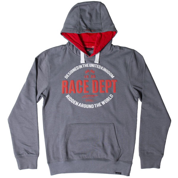 Image of RST Original 1988 Hoodie - Grey / Red
