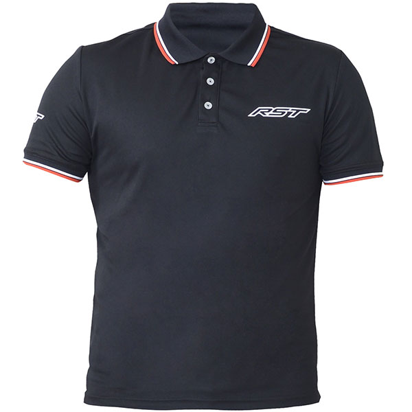 Image of RST Poly Polo Shirt - Black