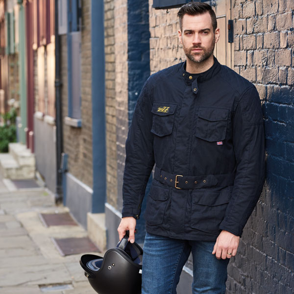 RST Classic TT 3 4 Textile Jacket Black FREE UK DELIVERY