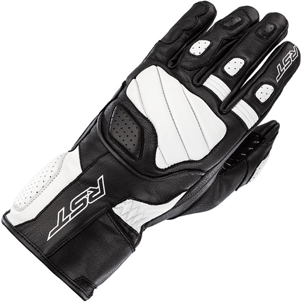 Image of RST Turbine CE Leather Gloves - Black / White