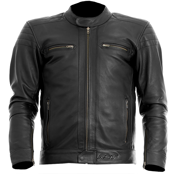 Rst Interstate 3 Leather Jacket Black Free Uk Delivery Rst Interstate 3 Leather Jacket Black