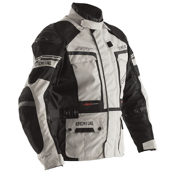 Image of RST Pro Series Adventure 3 CE Textile Jacket - Silver / Black