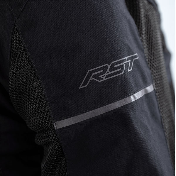 RST F-Lite Airbag CE Textile Jacket - Black - FREE UK DELIVERY