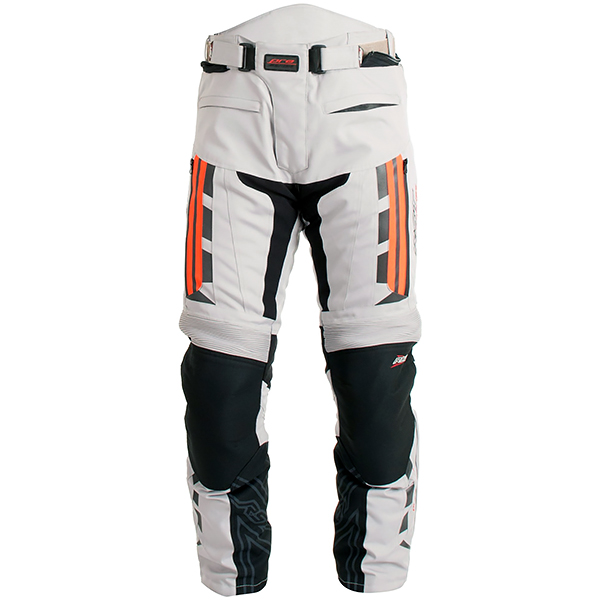 Image of RST Ladies Paragon 5 Textile Jeans - Silver / Flo Red