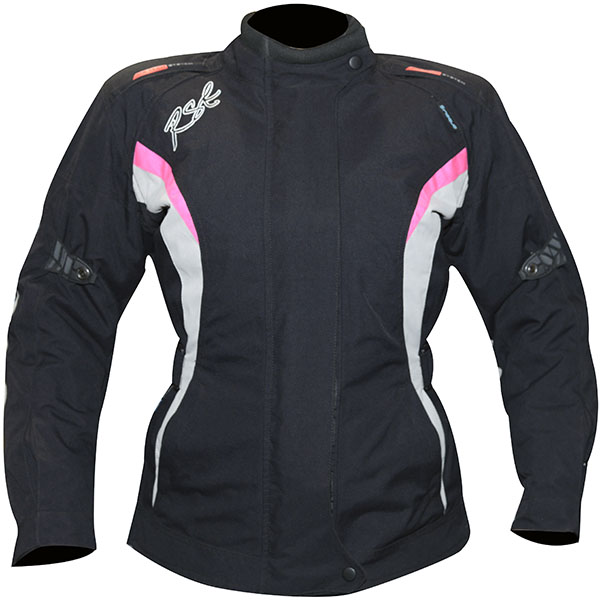 Image of RST Ladies Gemma Textile Jacket - Black / Pink