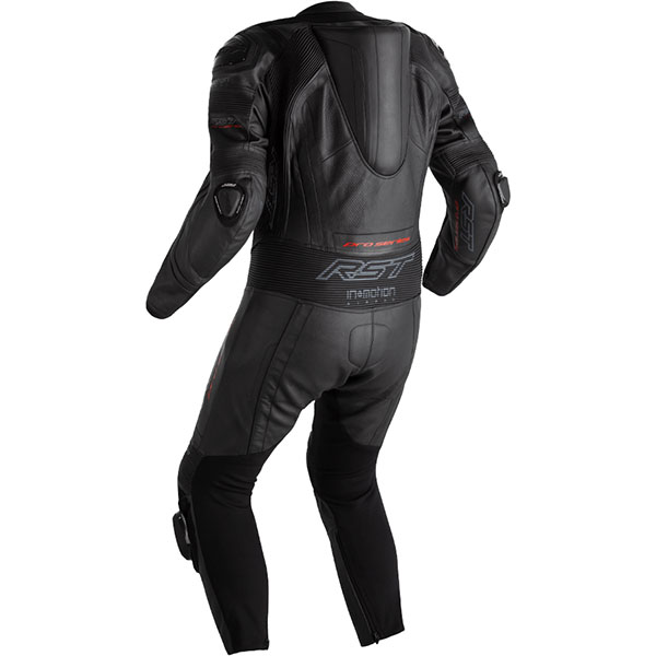 RST Pro Series Airbag CE One Piece Leather Suit Black FREE UK DELIVERY