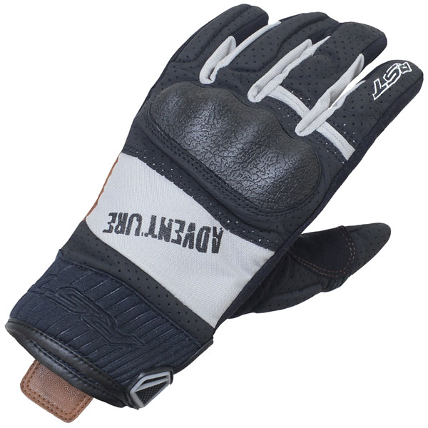 Image of RST Adventure CE Mixed Gloves - Black / Silver