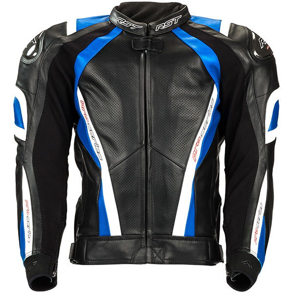 RST Black Series 2 Leather Jacket Black RST Leather Jackets