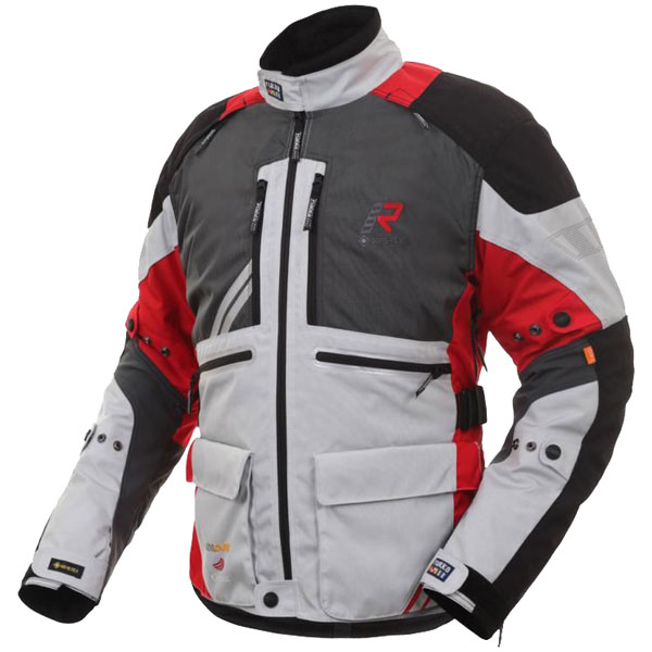 Image of Rukka Orivesi 2.0 Gore-Tex Textile Jacket - Silver / Red