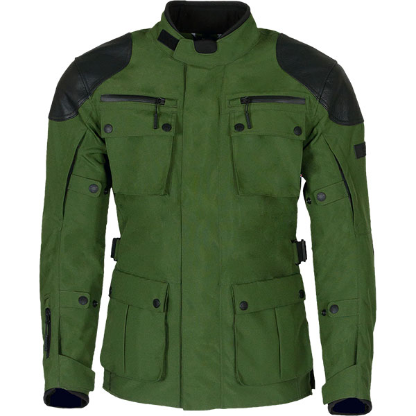 Merlin Sayan Laminated D3O Textile Jacket - Forest Green - FREE UK DELIVERY