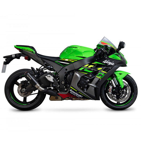 Scorpion Red Power Slip-On Half System - Kawasaki Ninja ZX Scorpion Red Power Slip-On Half System - Kawasaki Ninja ZX