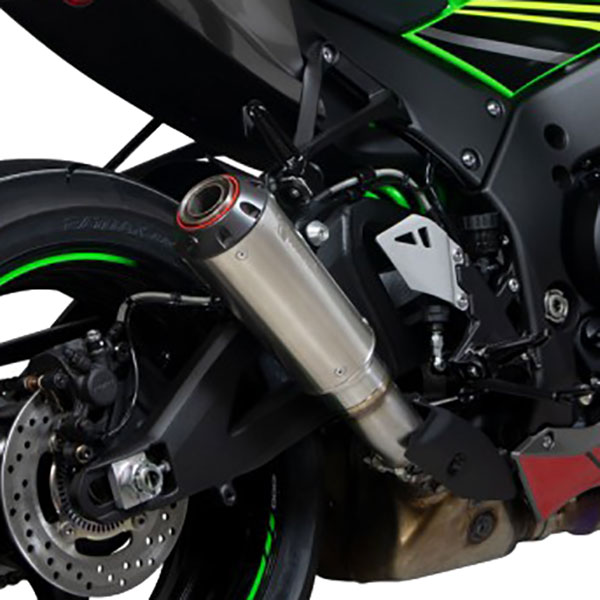 Scorpion Red Power Slip-On Half System - Kawasaki Ninja ZX Scorpion Red Power Slip-On Half System - Kawasaki Ninja ZX